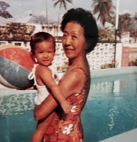 In Cairns, with my Grandma