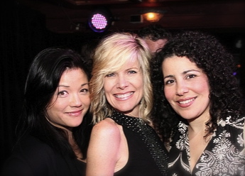 With Debby Boone & Julie Garnye @ Jim Caruso's Cast Party