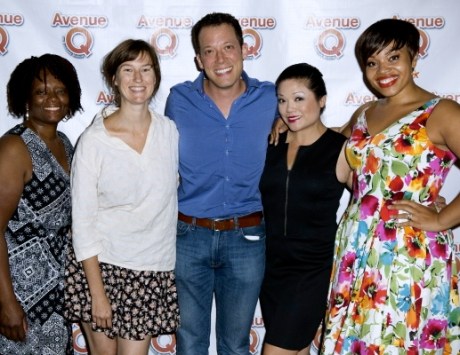 SM Beverly Jenkins, our Original Mistress of the Puppets - Singer/Songwriter Phoebe Kreutz, John Tartaglia, Erin Quill, and Carmen Ruby Floyd - all part of the Original Broadway Company