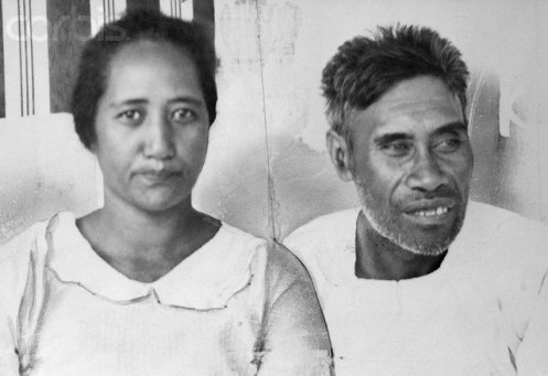 Portrait of Benny and Ella Kanahele